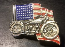 Vintage Motorcycle with US